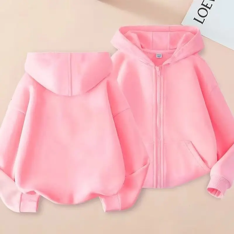 Spring Autumn Cardigans and Hooded Sweatshirts for Boys and Girls