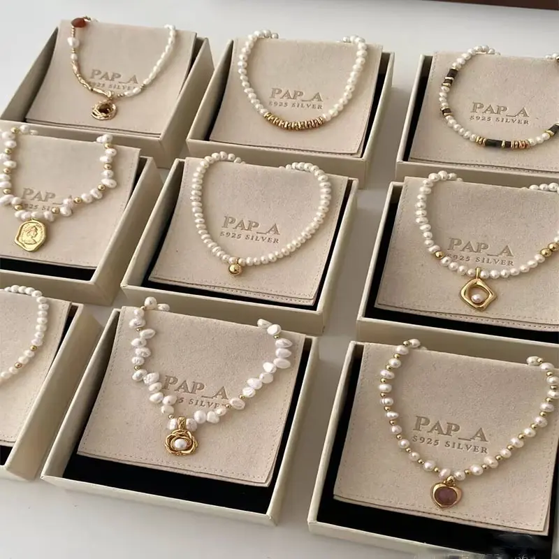 Shijia inci kolye kadın niş erişilebilir lüks tasarım üst düzey moda zarif köprücük kemiği zincir kolye kazak zinciri boncuk zinciri