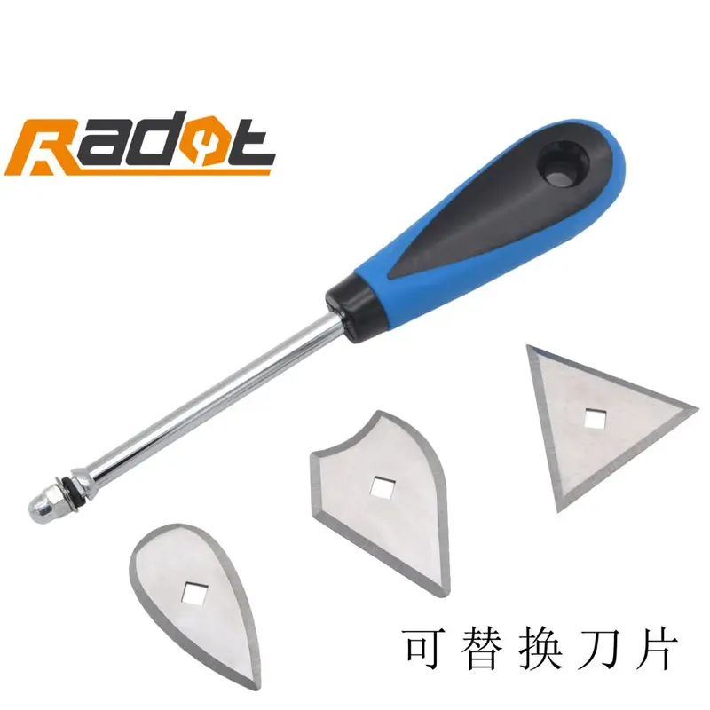 Paint Scraper and Putty Knife Set with Replaceable Blades