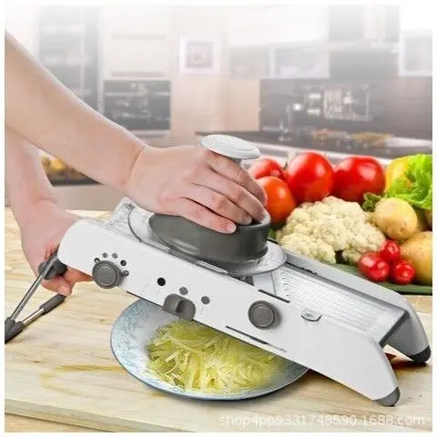 Edelstahl-Gemüsehobel multifunktional sichere Kartoffelreibe