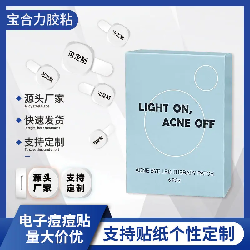 Digital Acne Patch with LED Light Therapy and Salicylic Acid