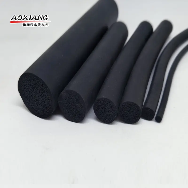 Round O-Profile Car Sealing Strip, EPDM Foam Sound Insulation