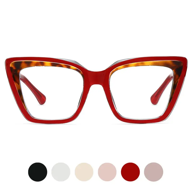 TR90 Square Blue Light Blocking Eyeglass Frame, Fashion Optical Frame