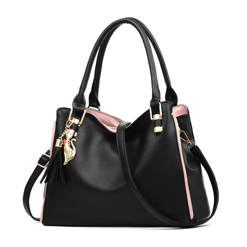 Soft Leather Women's Handbag, Large Capacity, Bucket Style