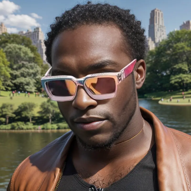 Millionär-Stil Herren-Sonnenbrille mit UV-Schutz