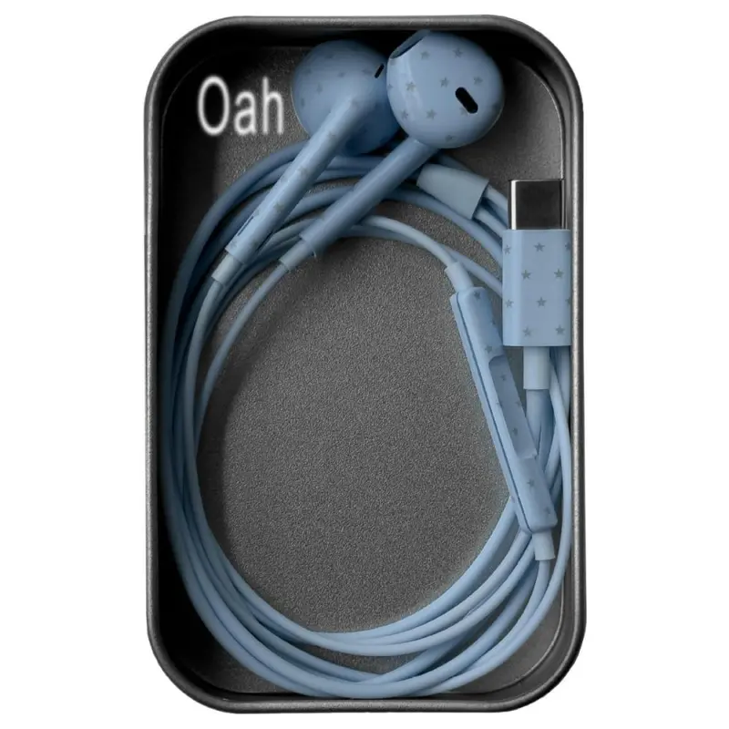 Star Pattern Wired Earphones for Android, Korean Style Polka Dot
