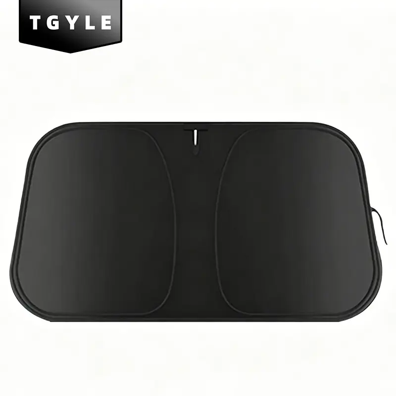 Car Sunshade, Summer Heat Insulation, Magnetic Front Windshield Curtain, Blackout