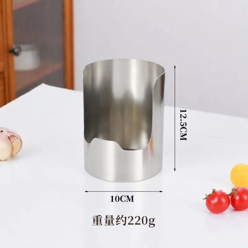 Stainless Steel Kitchen Pot Lid Rack with Ladle and Spatula Holder