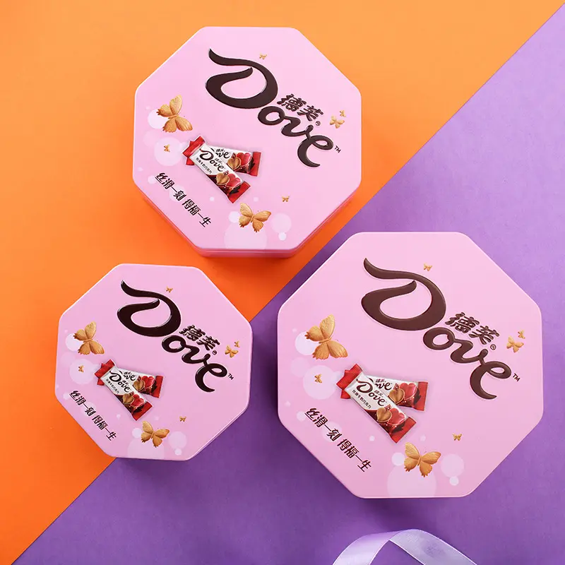 European Style Wedding Candy Box for Dove Chocolate