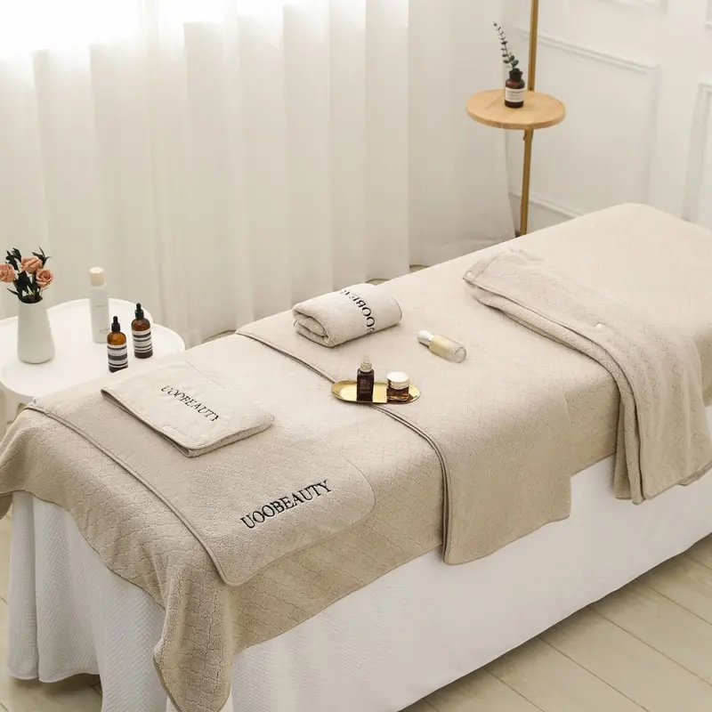 Friseur-Handtuchtuch-Set, 3-teilig, individuelle Logo-Stickerei