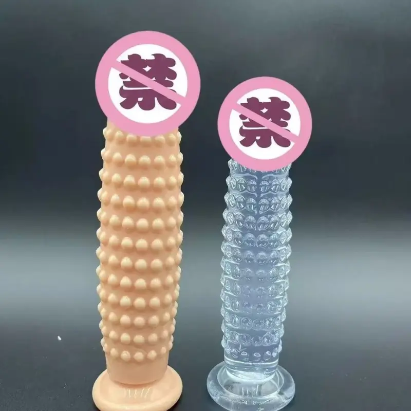 Suction Cup Realistic Adult Toy, Unisex Anal Plug Stick