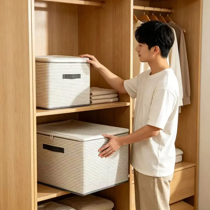 Large Capacity Foldable Clothing Storage Box