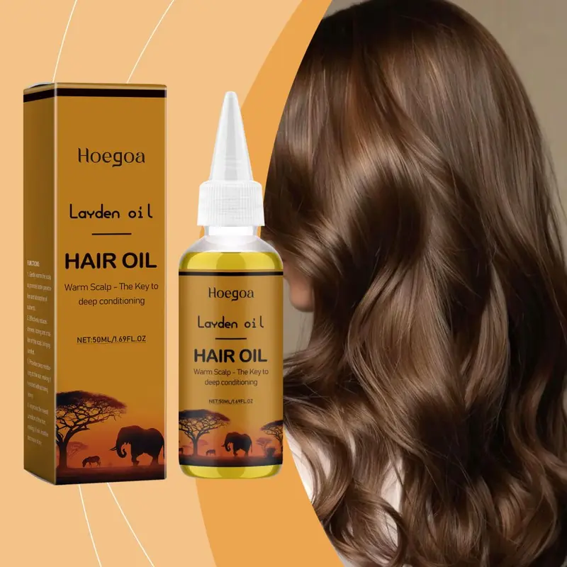 HOEGOA Moisturizing Hair Oil for Natural Volume and Shine