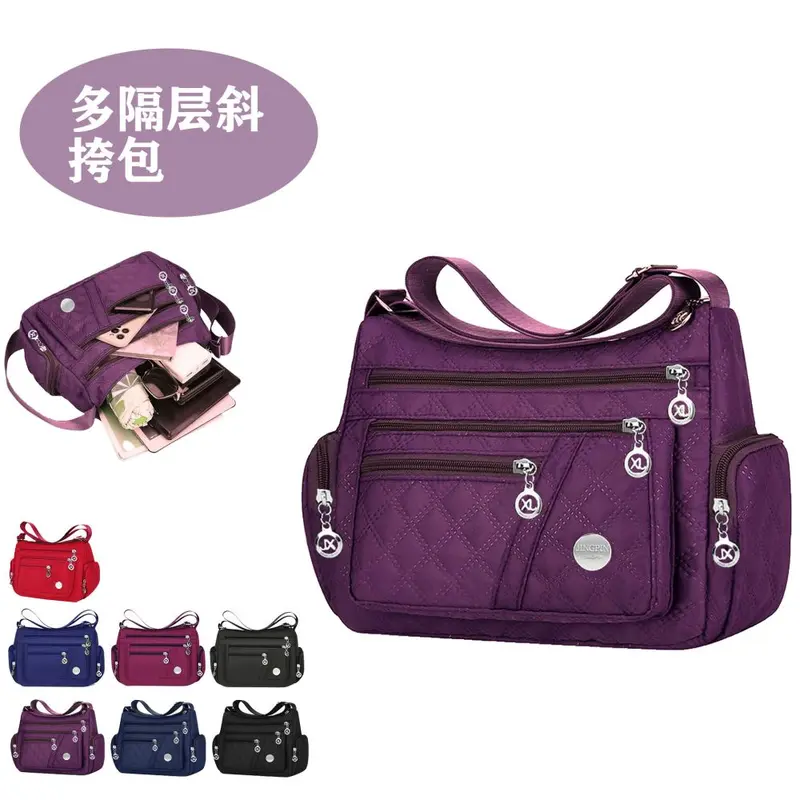 Middle-Aged Mom Dumpling Bag Solid Color Minimalist Single-Shoulder