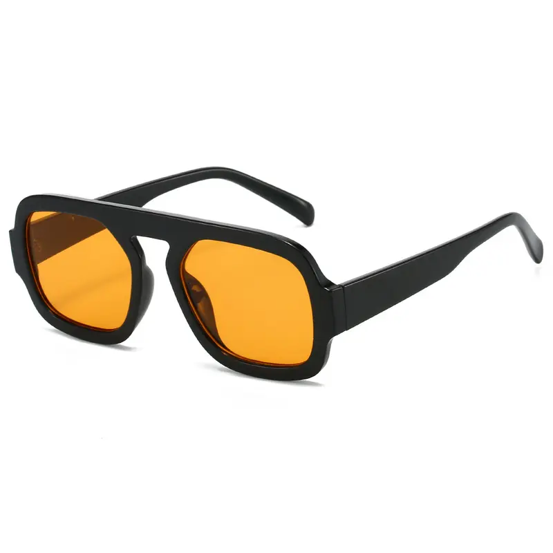 Pilotensonnenbrille mit PC-Gestell, schlichtes Modedesign für Damen und Herren