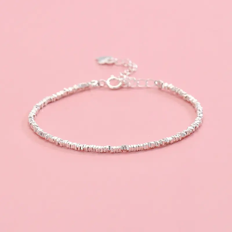 S925 Sterling Silver Fragment Bracelet Women Luxury
