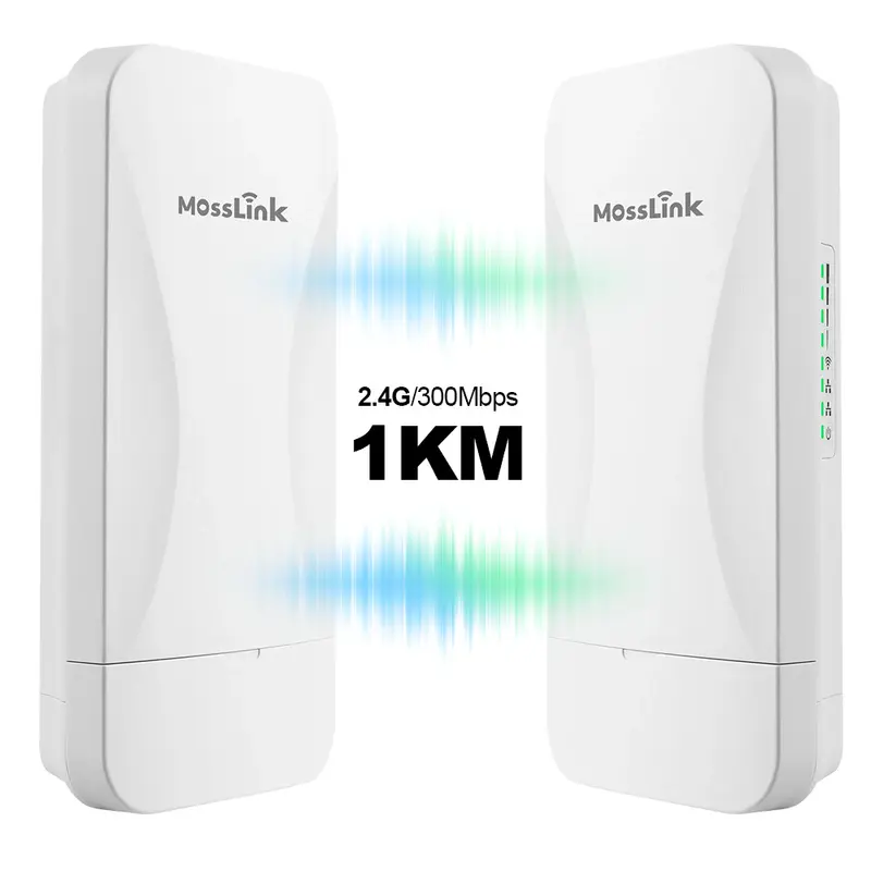 无线网桥远程wifi信号扩展2.4G 300Mbps PTP CPE点对点户外