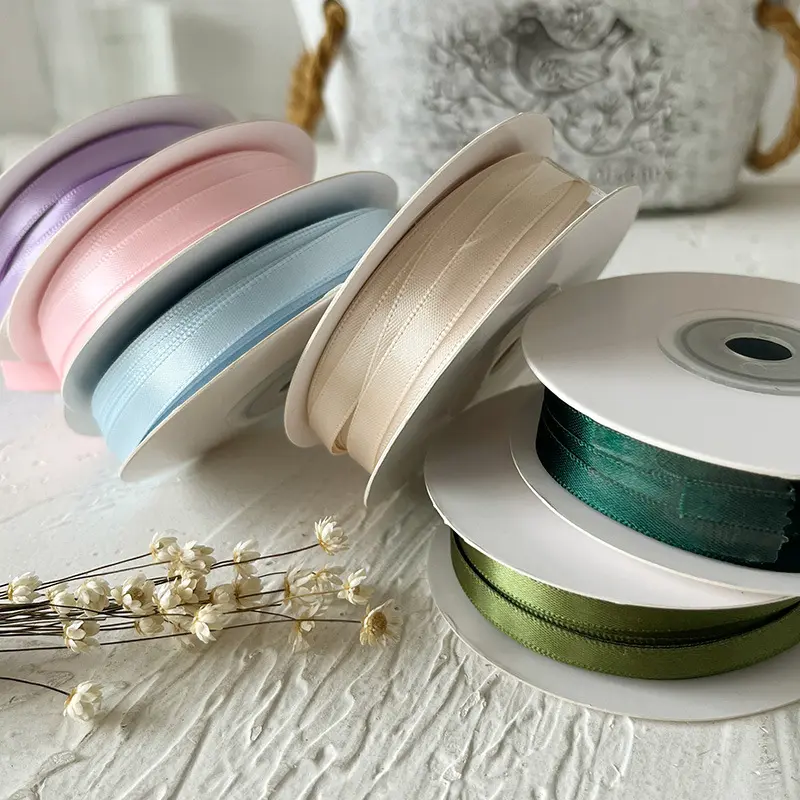0.6 Width Satin Ribbon for Handmade and DIY Crafts