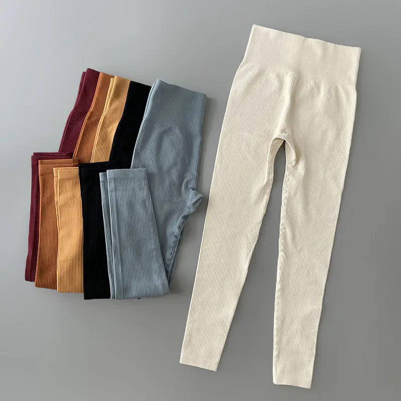 Women's Solid Color Stretch Outerwear Leggings, Spring Summer Style