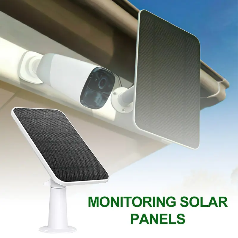 3W Solar Charging Panel for Ring and Eufy Cameras, Low Power Consumption
