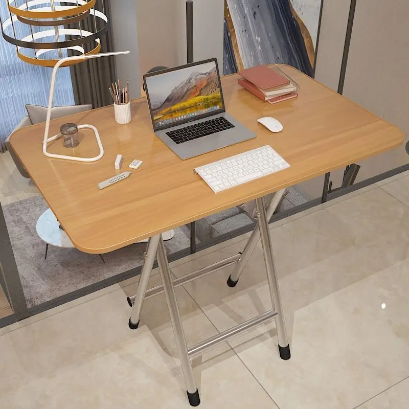 Simple home type rectangular folding rental table dormitory portable dining table outdoor counter table manufacturer wholesale