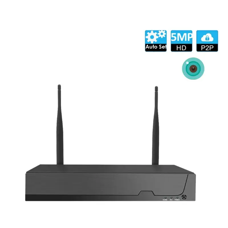 WLAN-NVR-Videorecorder, 8-Kanal 5MP ONVIF