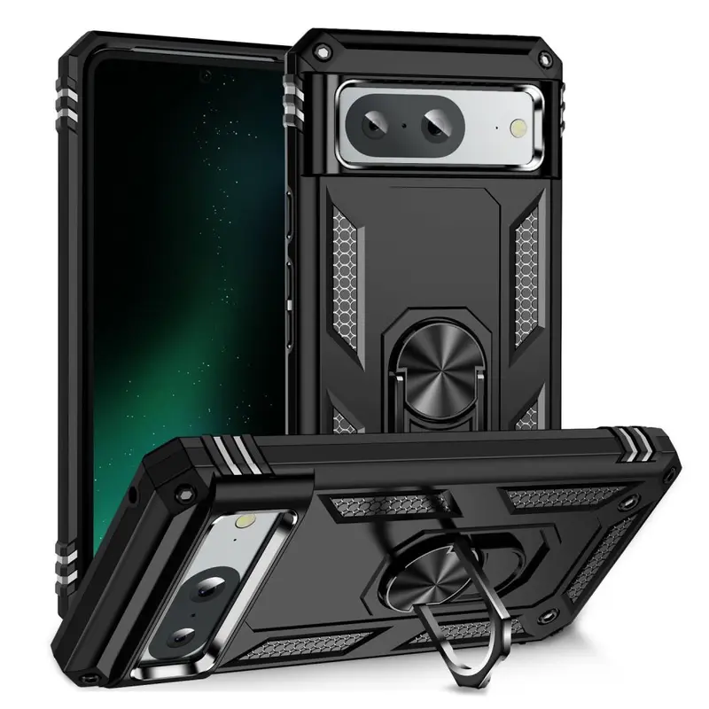 Çavuş düşmeye karşı korumalı sınır ötesi uygulanabilir Google Pixel 9 Pro XL Google Pixel 8A braketli cep telefonu kılıfı