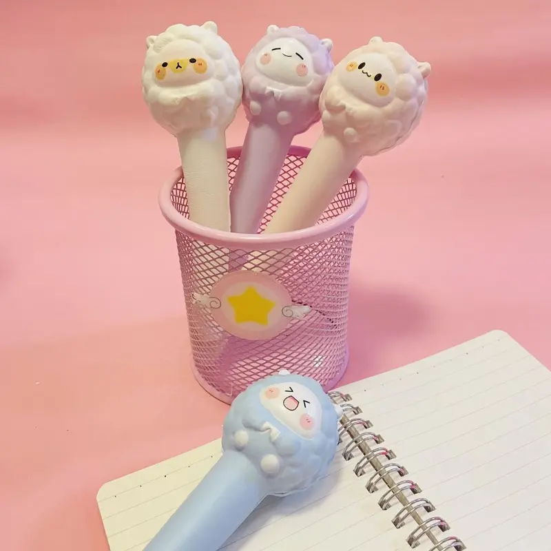Sheep-Shaped Slow Rebound Stress Relief Gel Pen
