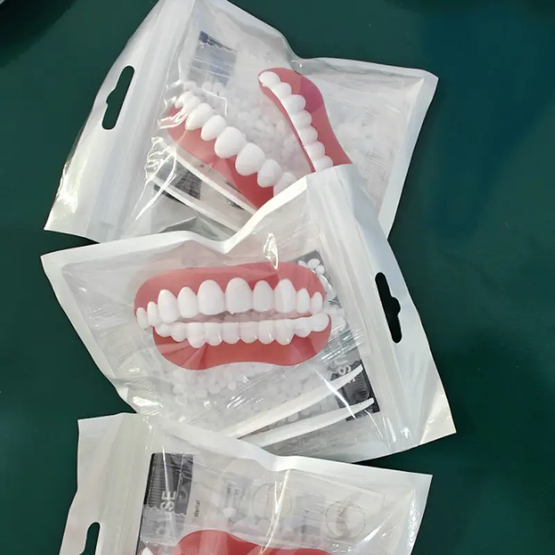 Instant Smile Silicone Denture Veneer, Realistic Smile Teeth Cover