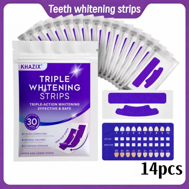 Whitening Teeth Strips, 14 Pieces, Coffee Stain Remover