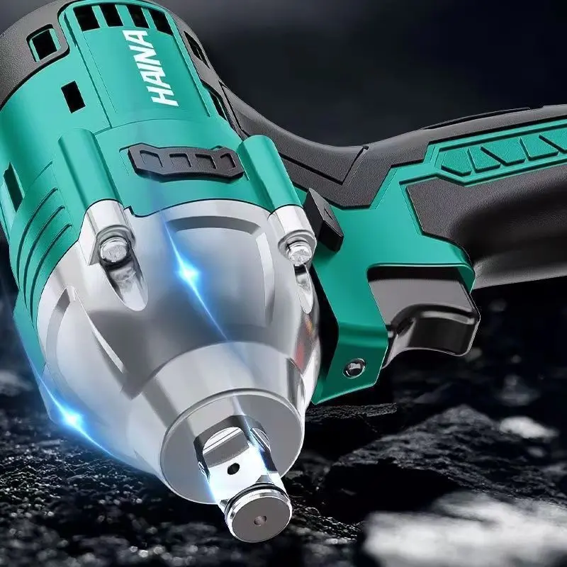 High Torque Brushless Cordless Impact Wrench with Lithium Battery