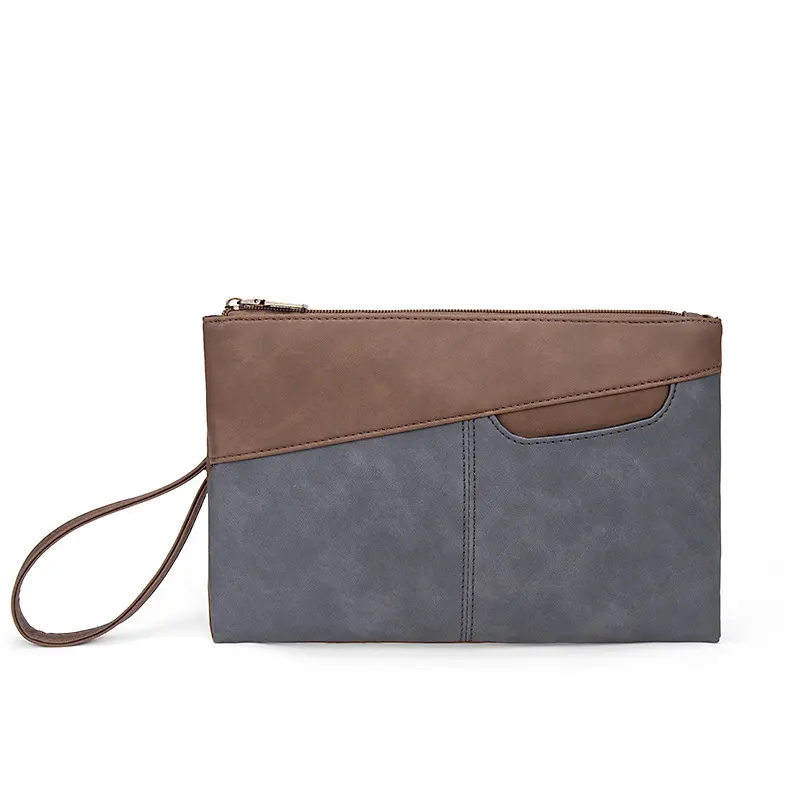 Herren-Clutch im klassischen Umschlagdesign aus PU-Leder
