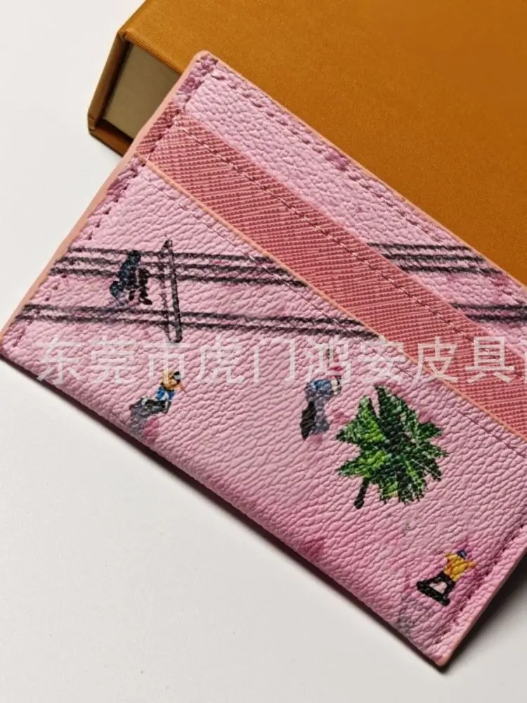 Passport wallet and card holder with cartoon design