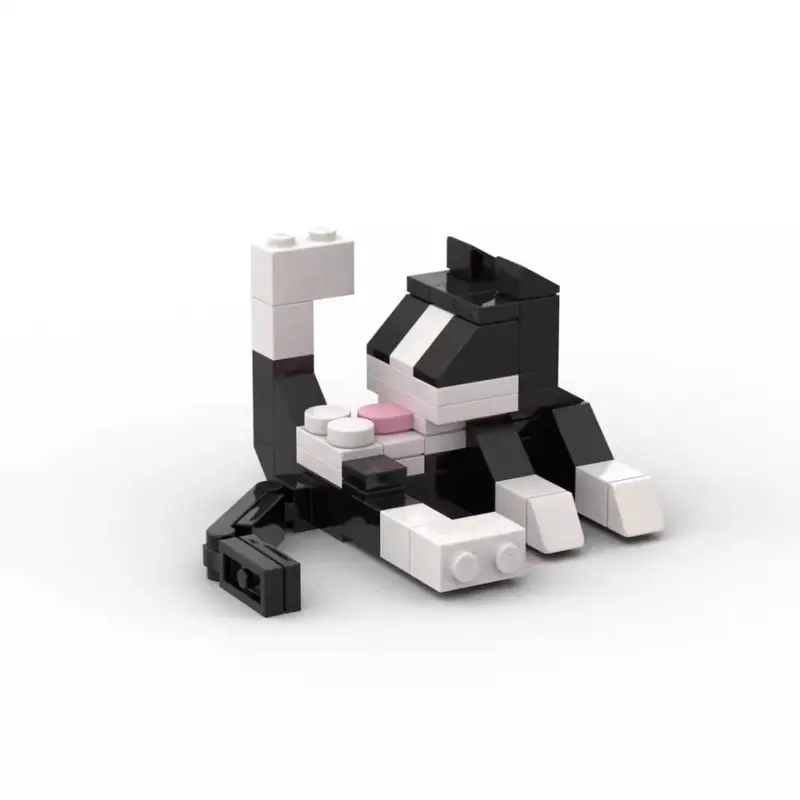 Cat Building Block Set, Educational, Small Animal Figures