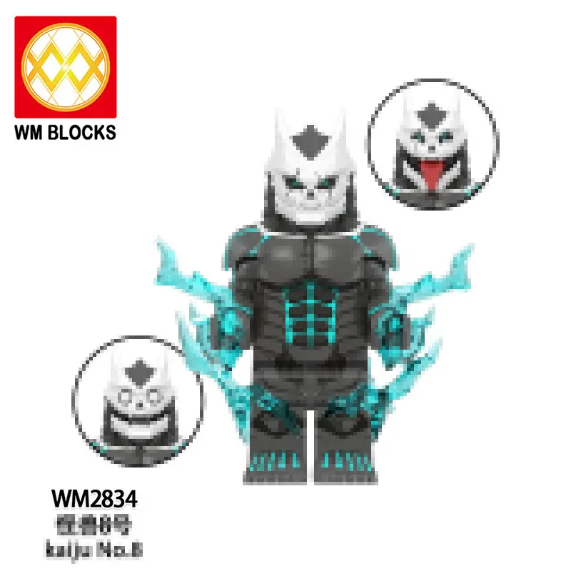 WM2834 Anime Series Educational Building Block Set with Mini Figures for Kids