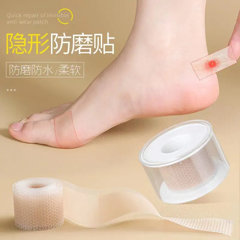 Transparent Anti-Wear Heel and Toe Protector Pads for High Heels
