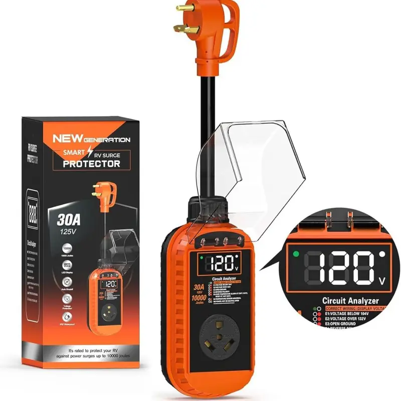 RV Surge Protector 30A with Display