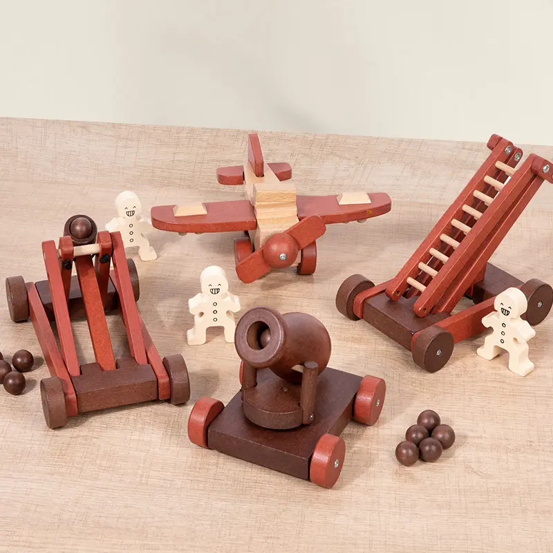 Wooden DIY Screw Assembly Toy Car for Boys