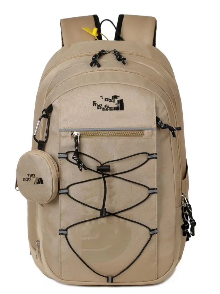 Trendy Brand Large Capacity Backpack for High School and University Students Adult Outdoor Fashion Casual Daypack Unisex School Bag