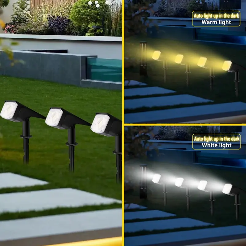 38 LED Outdoor Solar Spotlight for Garden and Pathway