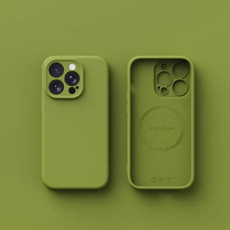 适用苹果14手机壳iPhone13pro防摔保护套液态硅胶磁吸12promax轻