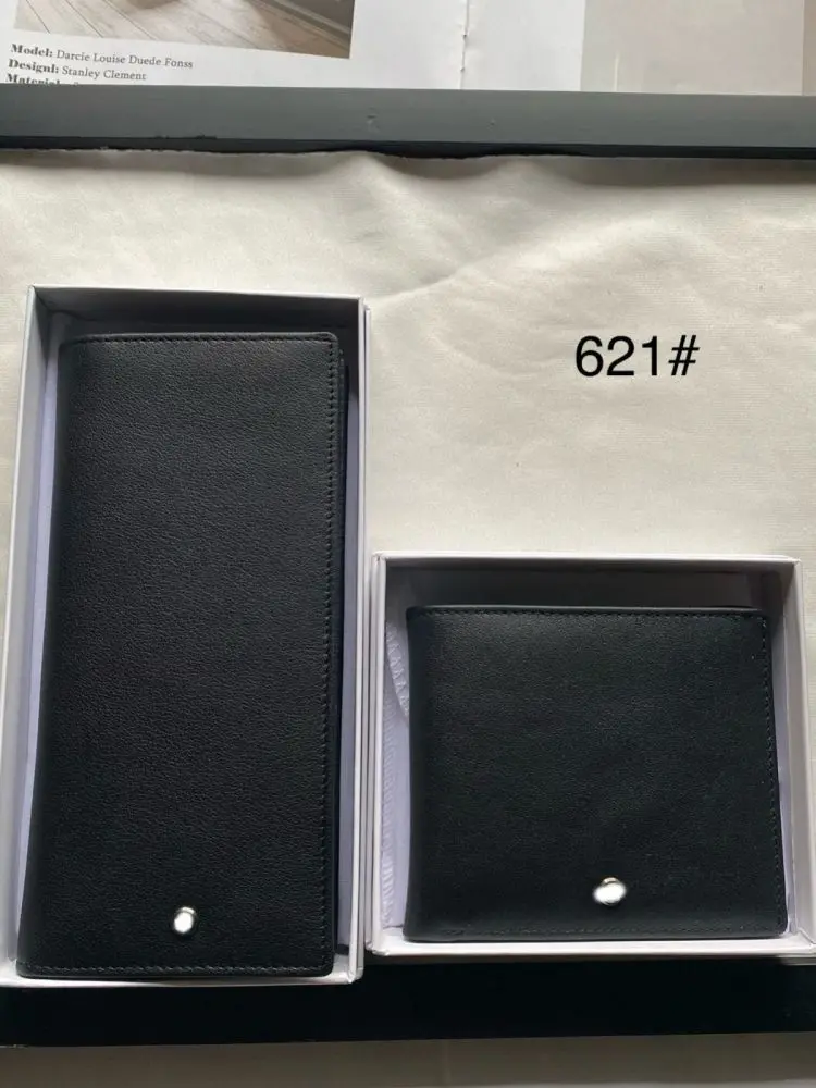Langbrieftasche aus echtem Rindleder, 13 Kartenfächer