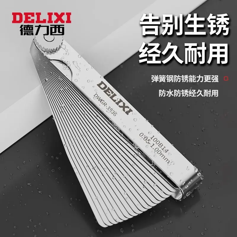 Stainless Steel High-Precision Single Blade Valve Feeler Gauge Set