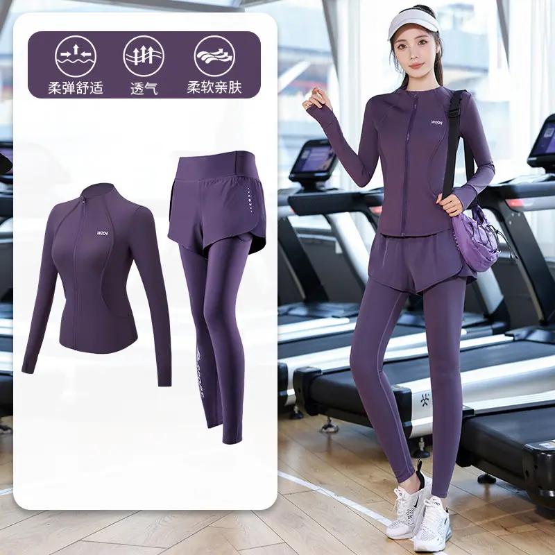 Damen-Laufsportset, Herbst-Winter, professionell