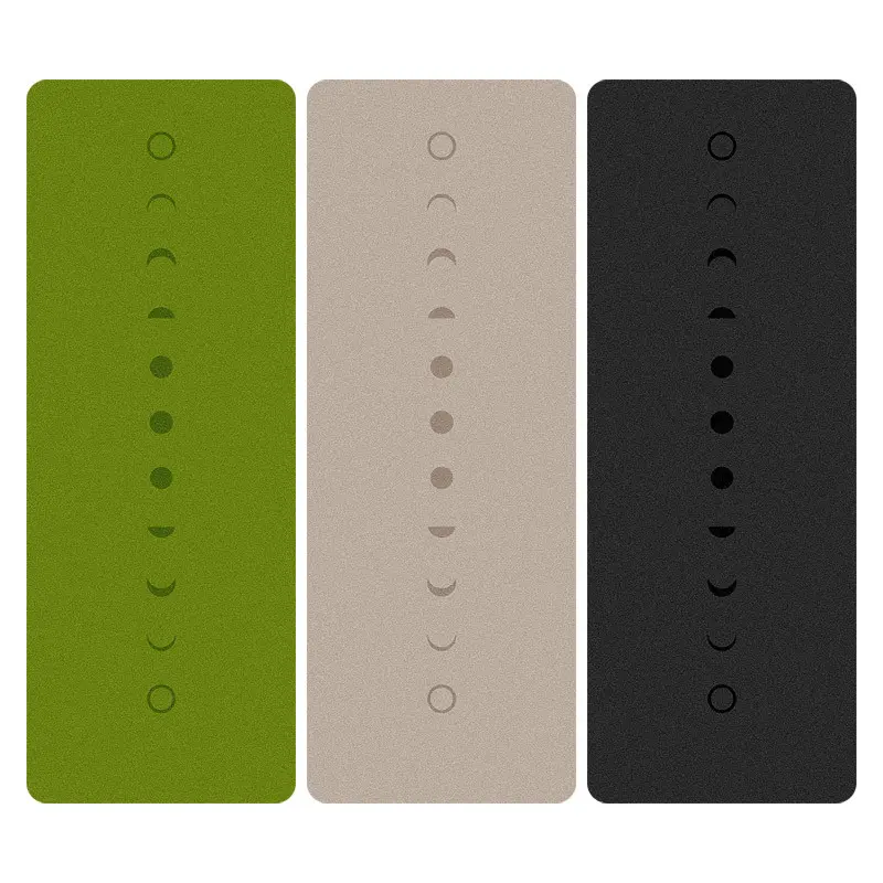 2nd Generation PU Natural Rubber Yoga Mat, Non-Slip and Sweat-Absorbent