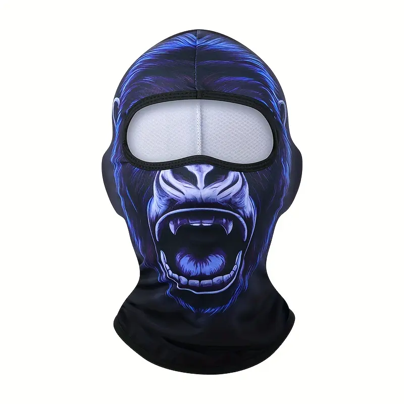 Men's cycling balaclava and neck gaiter, windproof, quick-dry, sweat-absorbing
