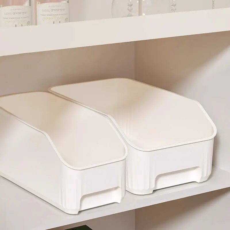Cabinet organizer for various items, snacks and spices; bathroom storage shelf; home essential for organizing kitchen storage basket.