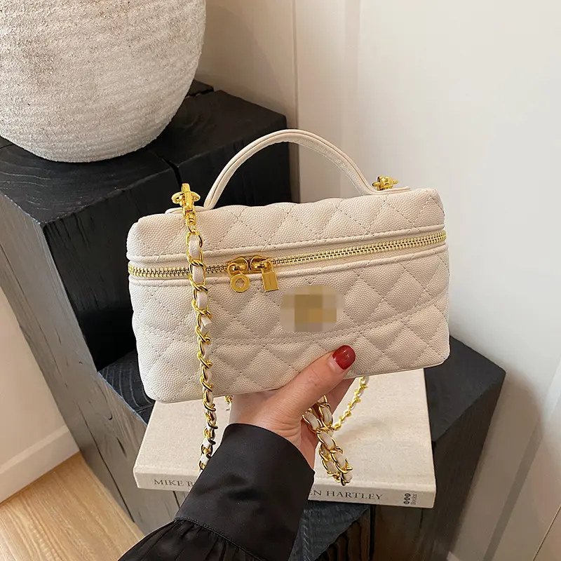 Damen-Schultertasche mit Rautensteppung 2025, Umhängetasche