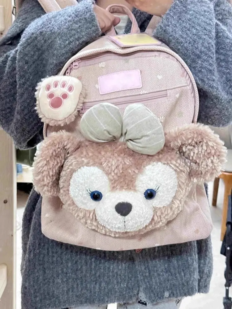 2025 Women's Cartoon Plush Backpack, Large Capacity