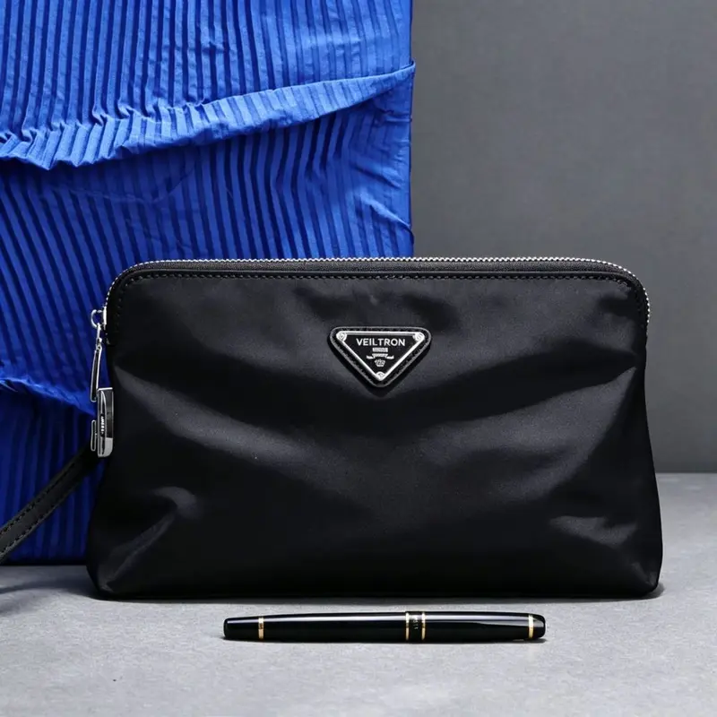 Men's Clutch Bag with Combination Lock, Large Capacity